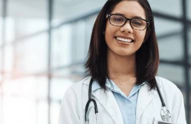 Profissional de saúde cliente Hope Solution